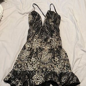 black sparkly dress never worn